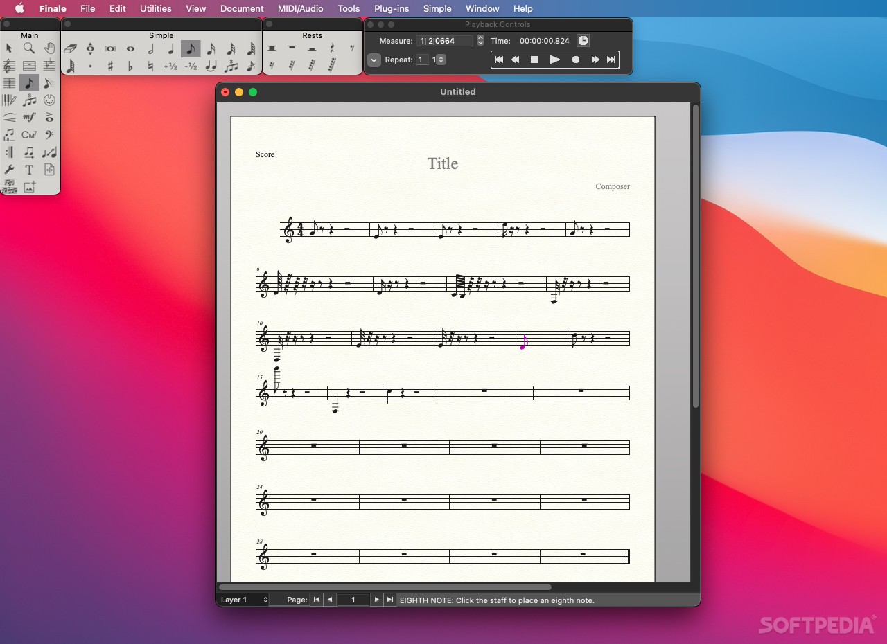 finale music composition software free